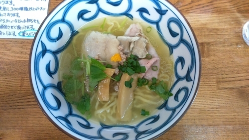 「純鶏そば800円+しらす丼250円」@㐂九家の写真