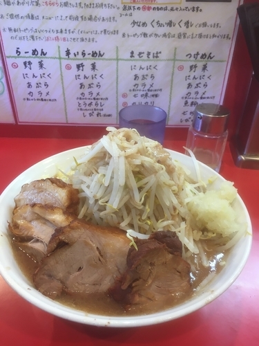 「小ラーメン＋豚2枚＋たまねぎ」@麺屋 桐龍の写真