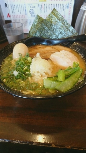 「特製鶏白湯らーめん￥950+大盛￥100」@六代目 麺処「まるは」極 西船橋店の写真