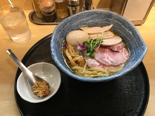 「特製東京軍鶏そば」@つけ麺 たけもとの写真