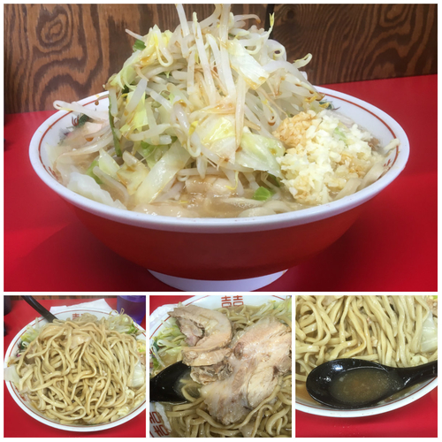 「ラーメン大(全マシ)　800円」@ラーメン二郎 新潟店の写真