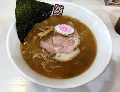 「煮干しらーめん（700円）」@煮干しらーめん 玉五郎 阪急三番街店の写真