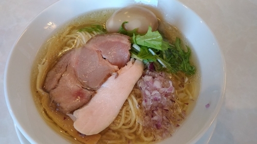 「塩そば＋味玉」@noodle kitchen KYOの写真