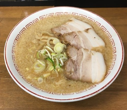 「みそ（太麺・まったり・濃いめ・固め￥ 650）」@喜多方食堂 浅草本店の写真