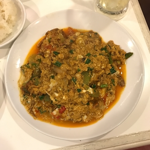 「プーニムパッポンカレー」@バーン・タムの写真