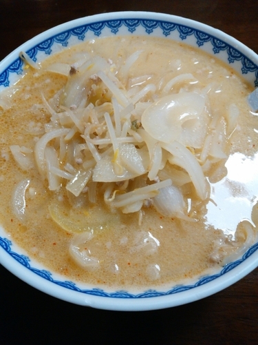 「味噌ラーメン　￥800」@ごはん処 食堂ミサ あらい道の駅店の写真