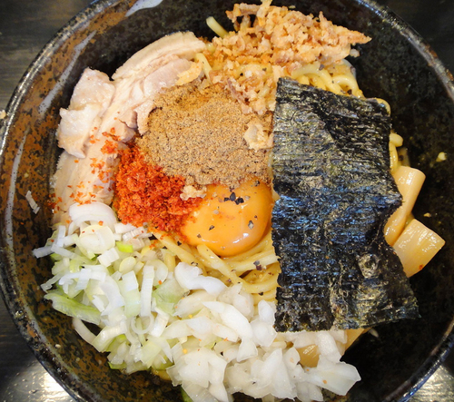 「カレーまぜそば850円」@狼煙 〜NOROSHI〜の写真