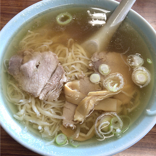 「純手打ラーメン　700円」@純手打ラーメン 近江やの写真