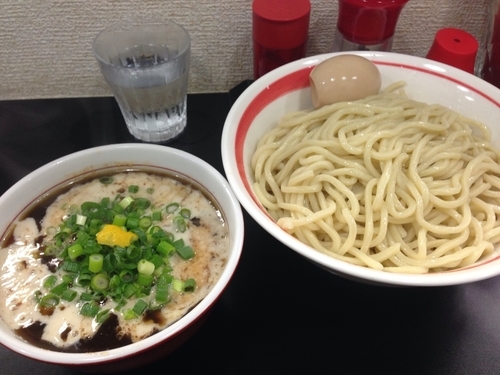 「味玉つけ麺」@自家製麺SHINの写真