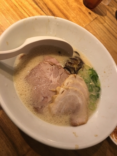 「元祖白丸元味 チャーシュー4枚」@博多一風堂 上野広小路店の写真