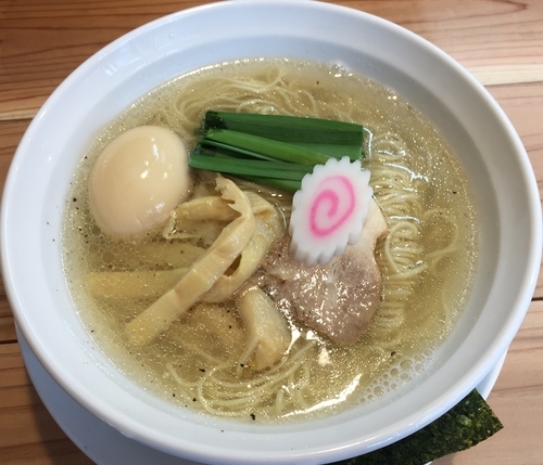 「塩らぁ～麺＋半熟味玉（￥750＋￥100）」@麺処 凪の写真