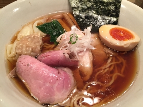 「特製にぼらあ 990円 コロチャー小めし 200円」@Homemade Ramen 麦苗の写真