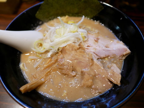 「味噌ラーメン 太麺 大盛」@ラーメン長山の写真