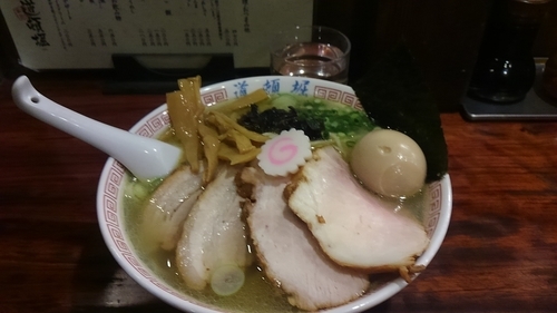「塩ちゃあしゅうめん味玉中盛(980＋70＋100)￥1150」@中華めん処 道頓堀の写真