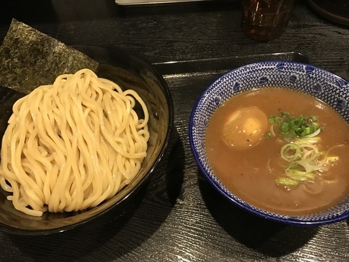 「濃厚魚介つけめん中盛り＋味玉」@麺屋 中川會 錦糸町店の写真