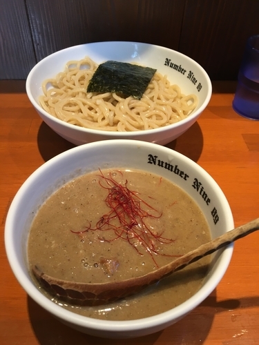 「濃厚つけ麺(煮干)熱盛800円」@麺Dining Number Nine 09の写真
