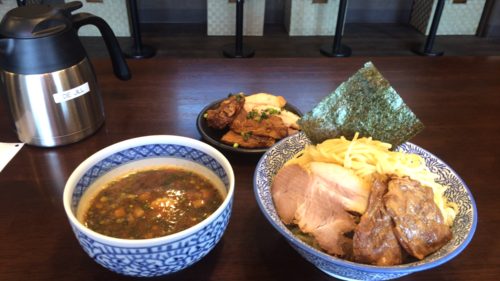 「濃厚つけ汁そば大盛＋チャーソー盛」@汁そば LUCY ルーシーの写真