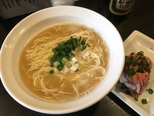 「THE MAD & Shrimp, 肉増し(別皿) & 赤星」@灰汁中華 丿貫 福富町本店の写真