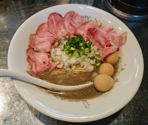 「煮干ハイブリッド 850円」@さんじの写真