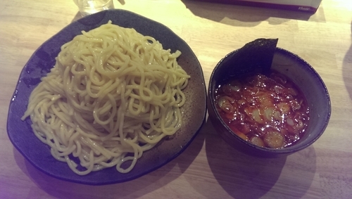 「辛味つけ麺、特盛、辛味MAX」@つけ麺屋 やすべえ 渋谷店の写真