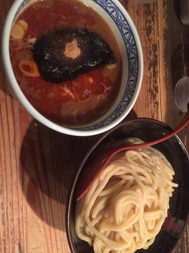 「辛つけ麺」@つけ麺専門店 三田製麺所 三田本店の写真
