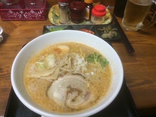 「こってり味噌ラーメン」@激旨らーめん じぇんとる麺の写真