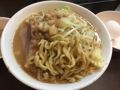 「ラーメン少¥730+生卵¥50」@ラーメンどでん 大宮店の写真