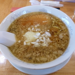 ラーメン／タマネギ／ニンニク