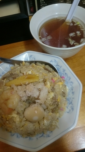 「五目チャーハン  ８００円  大盛り＋１００円」@鳳凰の写真