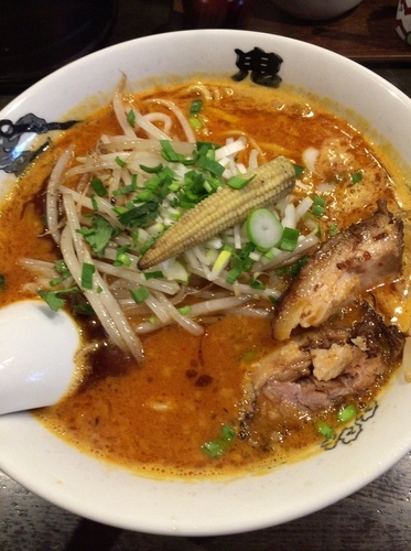 「カラシビ味噌らー麺 ¥800」@カラシビ味噌らー麺 鬼金棒の写真