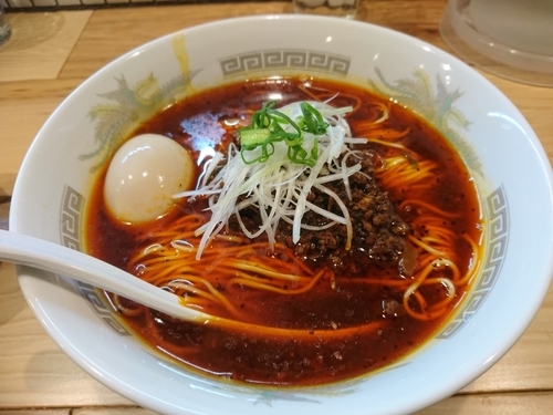 「【限定】ボクのワタシの勝浦タンタン麺750円＋プチごはん50」@らーめん カッパハウスの写真