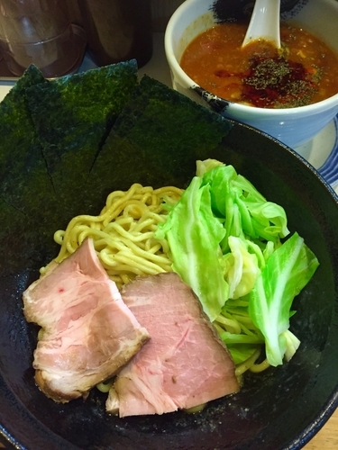 「【限定】辛熱 トマトチーズつけめん ￥850」@麺屋 扇 SENの写真