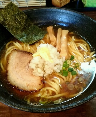 「秋刀魚煮干しそば」@麺屋たつみ 老心の写真