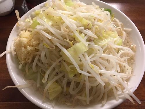 「塩ラーメン・麺少な目・ニンニク（800円）」@ラーメン凛 砂町店の写真