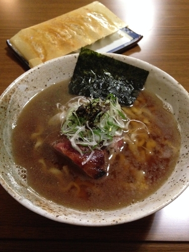 「中華そば(太麺)  羽根餃子」@ヤマシロの写真