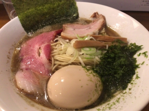 「荒炊 煮干そば 全乗せ 950円」@煮干専門 中華そば 平八の写真