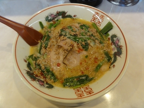 「台湾ラーメン　焼き豚入り（並）」@ラーメン屋台 吉祥院店の写真