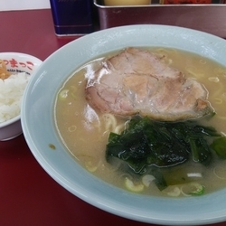 ラーメン(太麺)&コッテリ+麺硬め