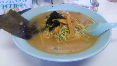 「ネギラーメン」@ラーメンショップ 運転免許センター北口店の写真