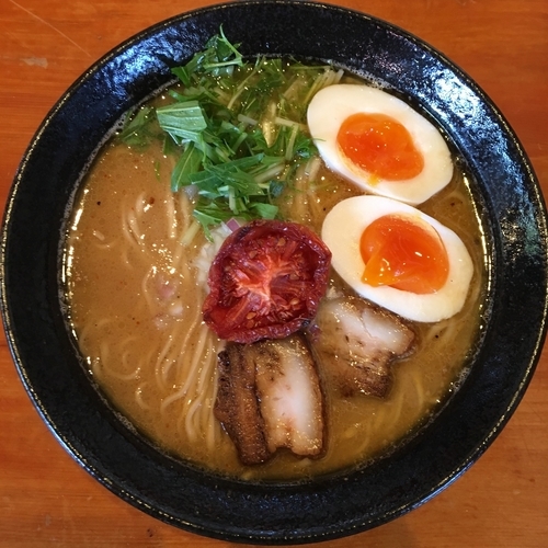 「味噌soba (850円) 味玉 (100円)」@麺's HOUSE 繋の写真