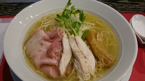 「丸鶏軍鶏ラーメン￥880」@鴨だしらーめん 鴨福の写真