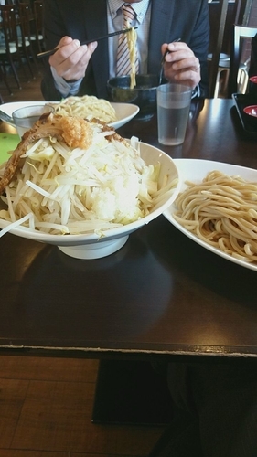 「濃厚G郎つけ麺 ￥900」@六代目 麺処「まるは」極 西船橋店の写真