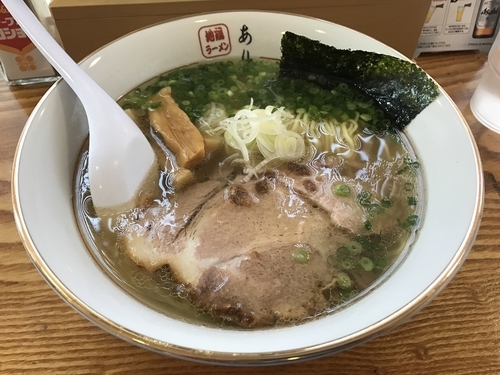 「塩ラーメン 650円」@地鶏ラーメン ありがとうの写真
