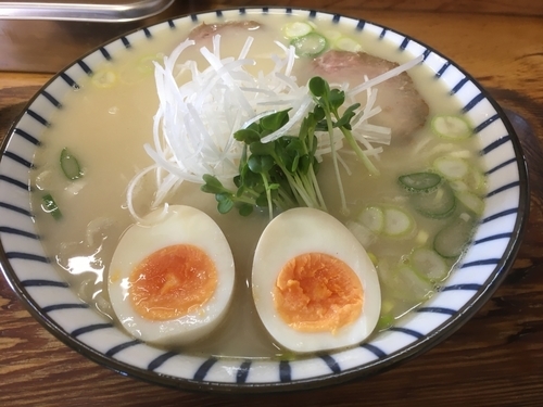 「【限定】軍鶏塩白湯ラーメン」@軍鶏ラーメン美幸の写真