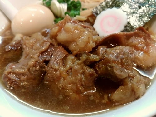 「【限定】イベリコハラミの豚そば850円」@おおぜき中華そば店の写真