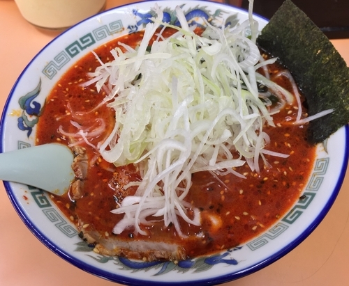 「地獄ラーメン・上級（￥800）」@地獄ラーメン 田中屋の写真