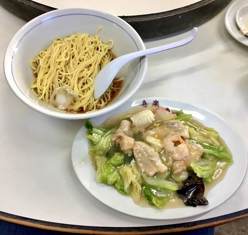 「冷やしウマニソバ 950円」@中華料理 喜楽の写真