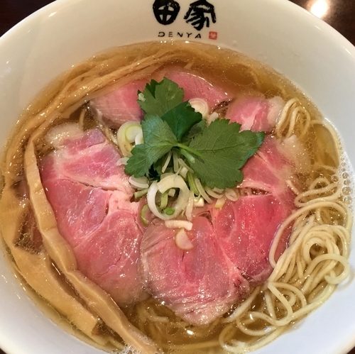 「煮干塩そば」@中華そば田家 ふくふくの写真