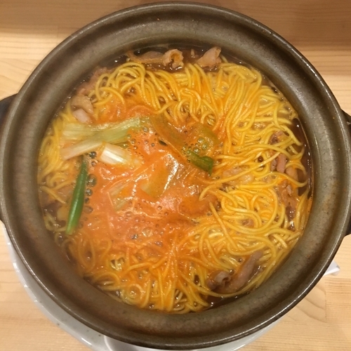 「激辛 並 (700円)」@鍋焼きラーメン 谷口食堂の写真