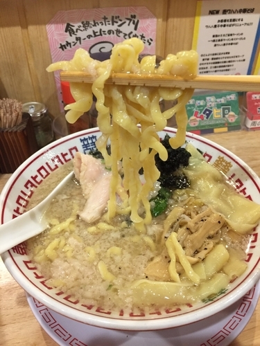 「ナハハ塩煮干そば¥750」@中華そば ムタヒロの写真